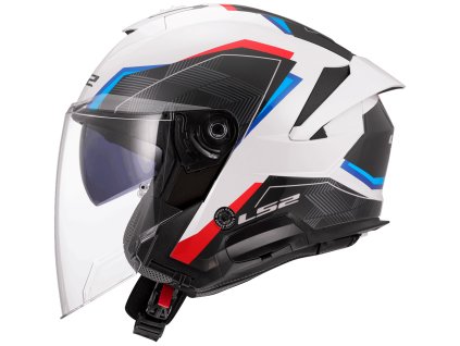 LS2 OF618 VERSO II AIR WHITE BLUE RED