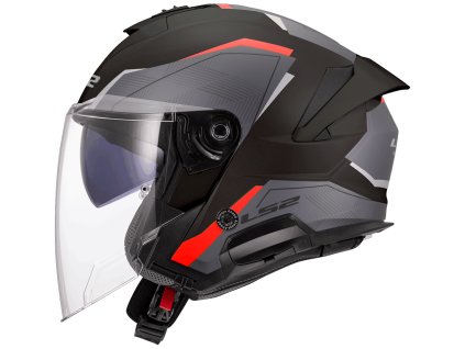 LS2 OF618 VERSO II AIR BLACK RED