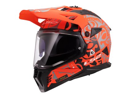 LS2 MX702 PIONEER II RANGI ORANGE-06 (velikost 3XL, pohlaví a věk unisex)