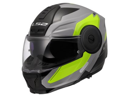 LS2 FF902 SCOPE II DURIA GREY H-VIS YELLOW-06 (velikost 3XL, pohlaví a věk unisex)