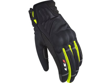 LS2 JET 2 LADY GLOVES BLACK H-V YELLOW