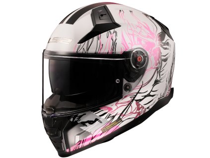 LS2 FF811 VECTOR II DARFLO GL.WHITE PINK-06 (velikost 3XL, pohlaví a věk dámské, unisex)