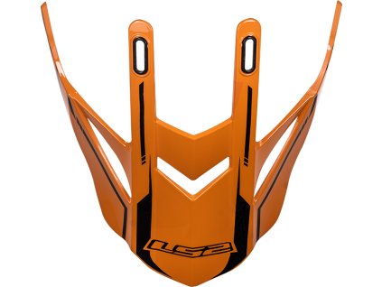 LS2 MX437 PEAK CORE BLACK ORANGE