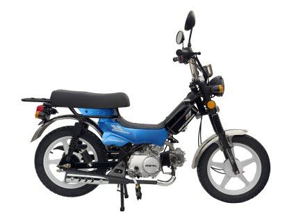 moped dvousedlo modra