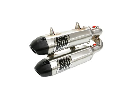 BIG GUN Polaris RZR XP TURBO/RZR XP 4 TURBO (2016-22) EXO Stainless Dual Slip On