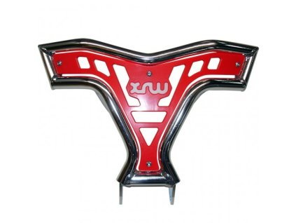 XRW FRONT BUMPER X16 POLISHED PHD RED (Material PHD-plastic)