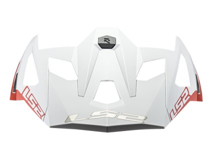 LS2 MX703 PEAK INTEGRATED VICTORY RED WHITE