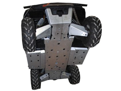 Ricochet ATV Complete Skidplate set Ranger 800 2004-15 (aluminum)