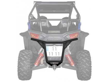 XRW REAR BUMPER PX35 BLACK - POLARIS RZR TRAIL S 1000