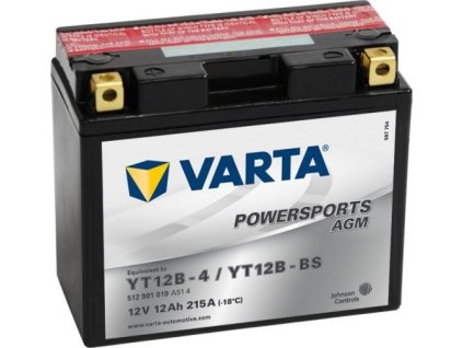 Varta 12V/12Ah-moto LF (YT12B-BS)