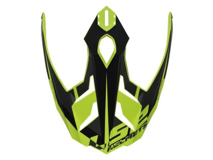 LS2 MX701 PEAK ALTER MATT BLACK H-V YELLOW