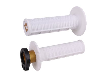 ODI GRIPS MX Lock-on v2 Half-Waffle White