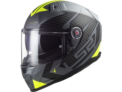 LS2 FF811 VECTOR II SPLITTER M.TITAN.H-V YELL.-06 (velikost 3XL, pohlaví a věk unisex)