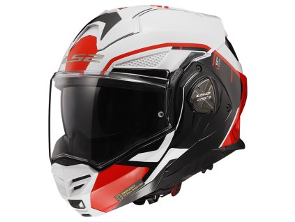 LS2 FF901 ADVANT X METRYK WHITE RED-06 (velikost 3XL, pohlaví a věk unisex)