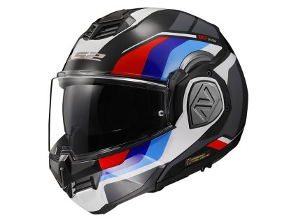 LS2 FF906 ADVANT SPORT GL.BLACK BLUE RED-06 (velikost S, pohlaví a věk unisex)