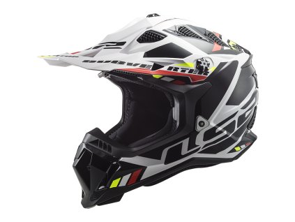 LS2 MX700 SUBVERTER STOMP WHITE BLACK-06 (velikost L, pohlaví a věk unisex)