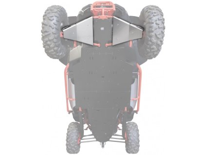 XRW FRONT A-ARM GUARDS ALU - SEGWAY VILLAIN SX10