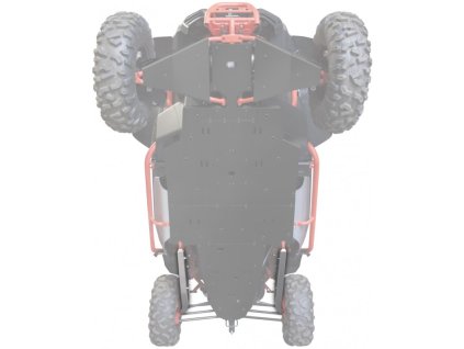 XRW REAR TRAILING ARM GUARDS ALU - SEGWAY VILLAIN SX10