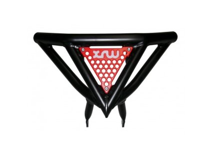 XRW FRONT BUMPER XR10 BLACK PHD RED (Material PHD-plastic)