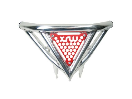 XRW FRONT BUMPER XR10 POLISHED PHD RED (Material PHD-plastic)