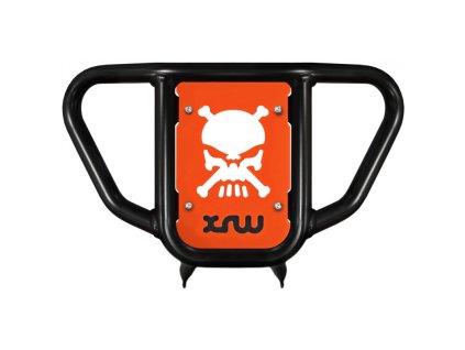 XRW FRONT BUMPER XR9 BLACK PHD ORANGE (Material PHD-plastic)
