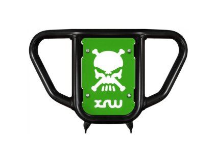 XRW FRONT BUMPER XR9 BLACK PHD GREEN (Material PHD-plastic)