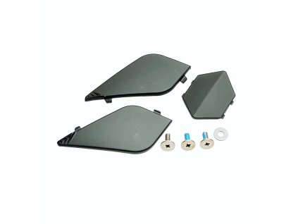 LS2 MX701 PEAK SCREWS+COVERS MATT BLACK