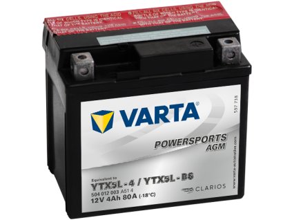 Varta 12V/4Ah moto LF, YTX5L-4/YTX5L-BS Access DRR,TGB Bullet