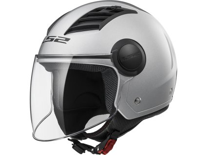 LS2 OF562 AIRFLOW GLOSS SILVER LONG (velikost S, XS, pohlaví a věk dámské, unisex)