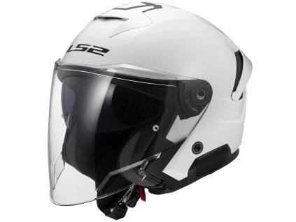 LS2 OF618 VERSO II SOLID WHITE (velikost 3XL, pohlaví a věk unisex)