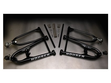 Houser A-Arms Yamaha YFZ450 06-13/Raptor 700 2006-20 Regular Travel +2 (Black)