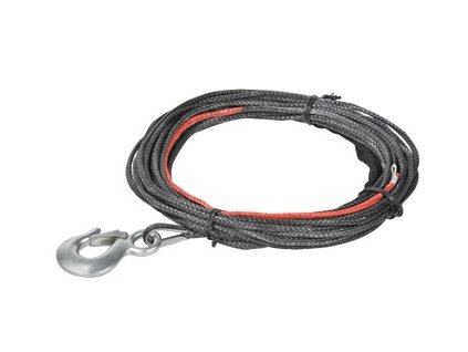 Synthetic rope with hook for Cub 4s, 5.5mm (7/32)X15.2 (50´), 4000 lb