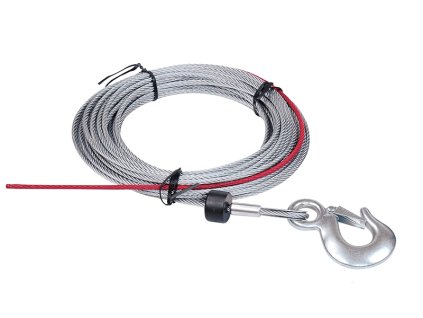 Wire rope with stopper & hook 4.8mm x 15.2m for Cub 3