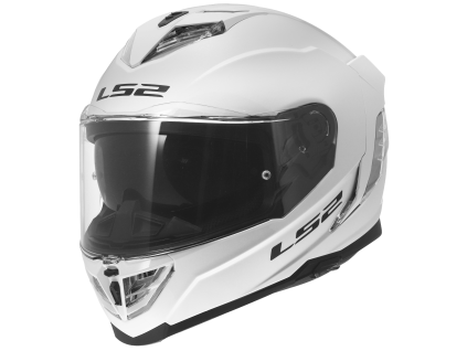 LS2 FF818 STORM III SOLID GLOSS WHITE (velikost 3XL)
