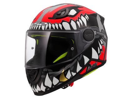 LS2 FF812 KID PUNK GREY RED S (velikost L)