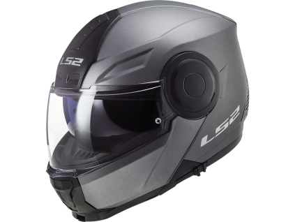 LS2 FF902 SCOPE SOLID MATT TITANIUM (velikost XS, pohlaví a věk unisex)