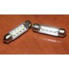 577 diodova zarovka par v blistru bila super white t11x39 sufit 12v 4 smd led