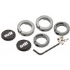 ODI GRIPS Set Lock Jaw Clamps w/Snap Caps - Gray