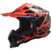 LS2 MX700 SUBVERTER STOMP FLUO ORANGE BLACK