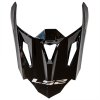 LS2 MX703 PEAK INTEGRATED GLOSS BLACK