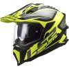 LS2 MX701 EXPLORER ALTER MATT BLACK H-V YELLOW