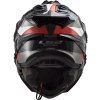 LS2 MX701 C EXPLORER FRONTIER G.TITANIUM RED-06 (velikost L, pohlaví a věk unisex)