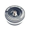Reservoir End Cap:(1.834 Bore,5/16-32, .900 TLG) Al 6061, Black Ano II,Laser Etch Warning