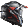 LS2 MX701 Explorer C EXTEND Matt Red (velikost L, pohlaví a věk unisex)