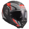 LS2 FF910 ADVANT II GLIDE BLACK GREY RED (velikost S)