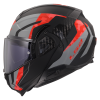 LS2 FF910 ADVANT II GLIDE BLACK GREY RED (velikost S)