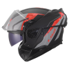 LS2 FF910 ADVANT II GLIDE BLACK GREY RED (velikost S)