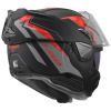 LS2 FF910 ADVANT II GLIDE BLACK GREY RED (velikost S)
