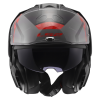 LS2 FF910 ADVANT II GLIDE BLACK GREY RED (velikost S)