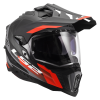LS2 MX701 EXPLORER HEXA BLACK RED GREY-06 (velikost S)